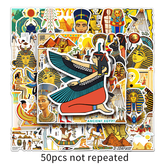 50pcs Waterproof Decorative Doodle Stickers for All Occasions