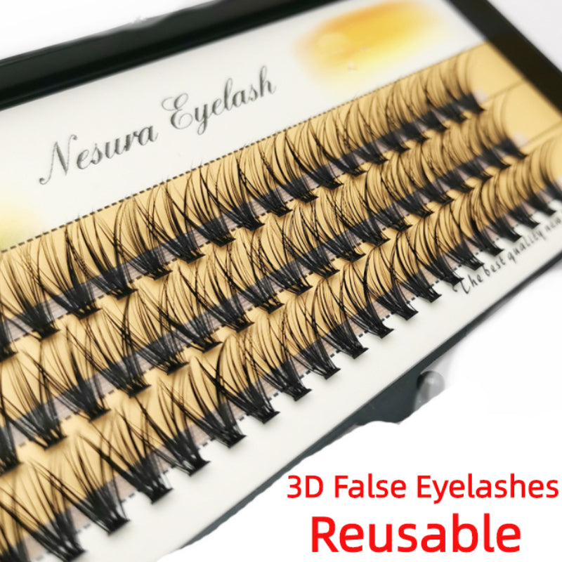 Fluffy Thick Single Cluster False Eyelashes Professional Makeup