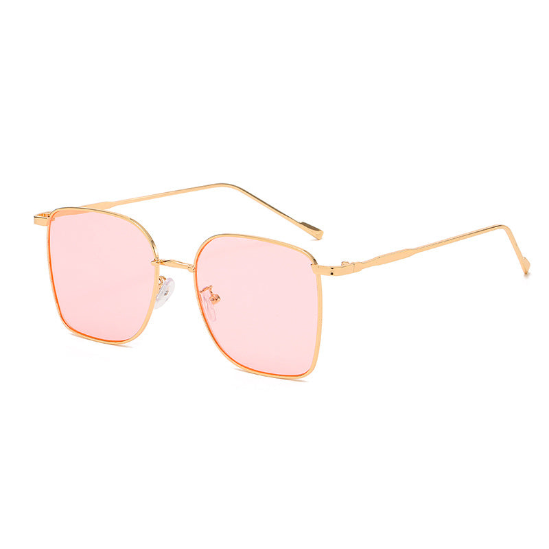 Square Frame Tinted Lens Sunglasses UV400