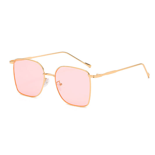 Square Frame Tinted Lens Sunglasses UV400