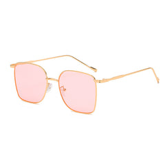 Square Frame Tinted Lens Sunglasses UV400