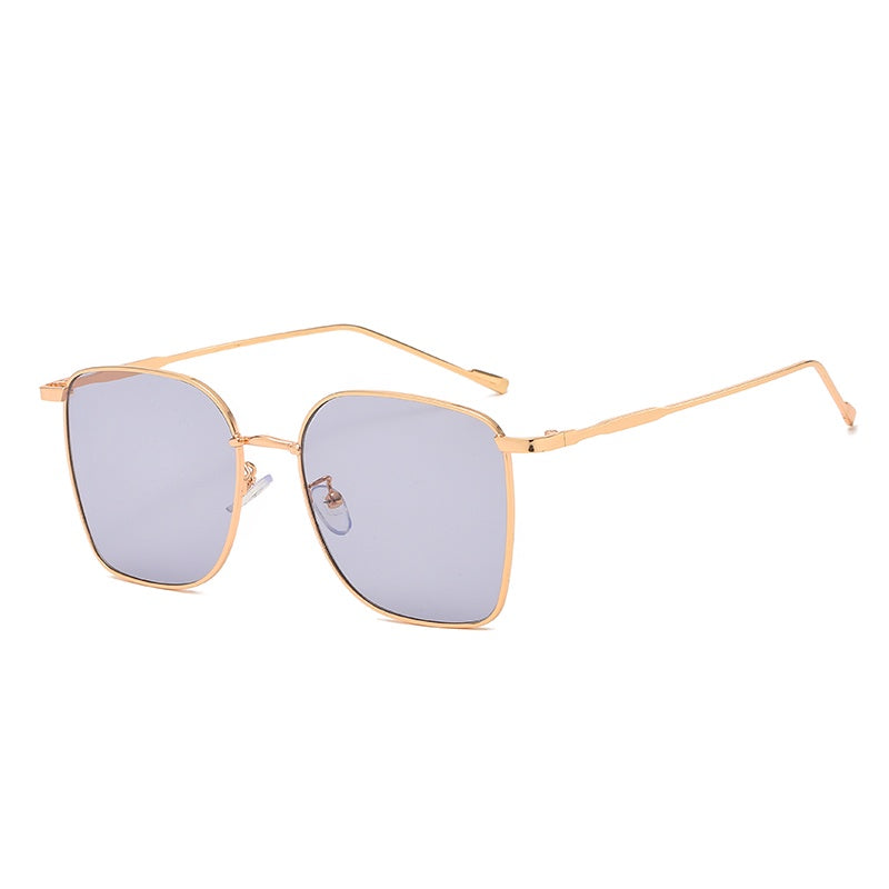 Square Frame Tinted Lens Sunglasses UV400
