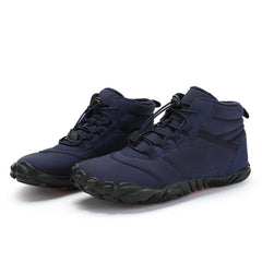 Women's Waterproof Snow Boots Warm Ankle High Lace Up Hiking Shoes