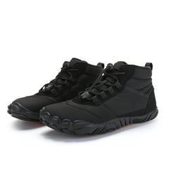 Women's Waterproof Snow Boots Warm Ankle High Lace Up Hiking Shoes