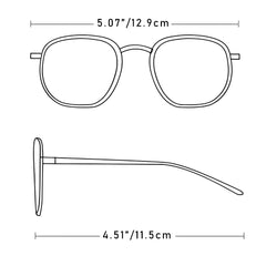 Round Sunglasses For Kids UV400 Protection - 1pc