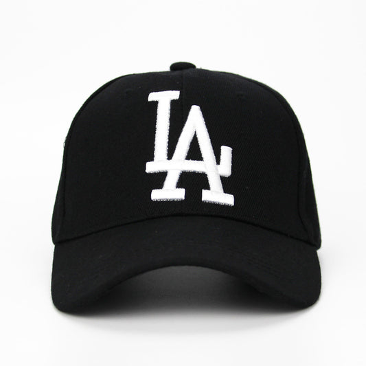 Adult LA Baseball Cap Men's Letter Duck Tongue Cap Anti Sun Duck Tongue Cap