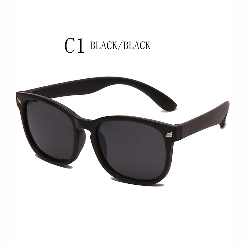 Kids Rubber Colorful Sunglasses for Sun Protection