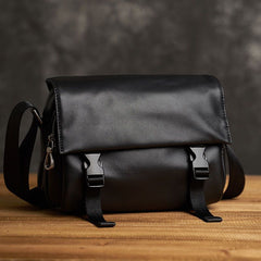 Men's Leather Shoulder Bag Casual Messenger Bag