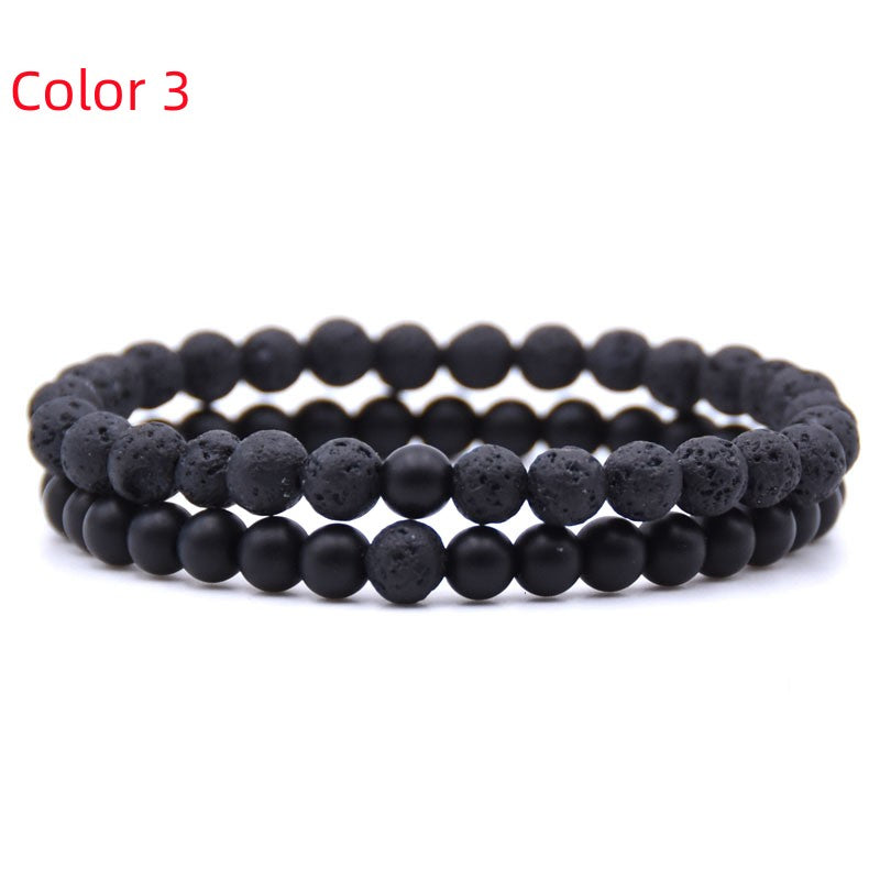 Natural Stone Beaded Bracelet Set for Men