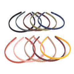 10pcs Thin Plastic Headbands for Girls and Women