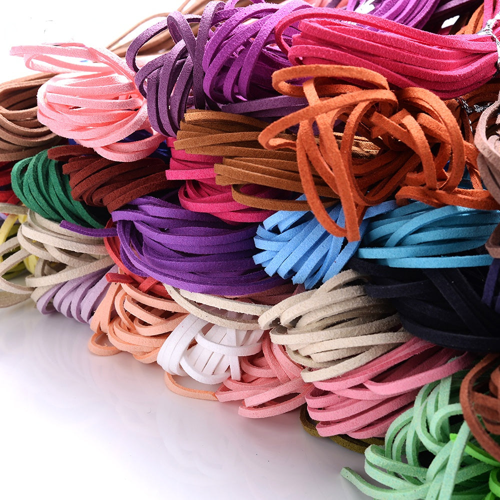 5M 196 85'' 2 5mm Faux Suede Cord Rope to Make Braided Bracelet Necklace