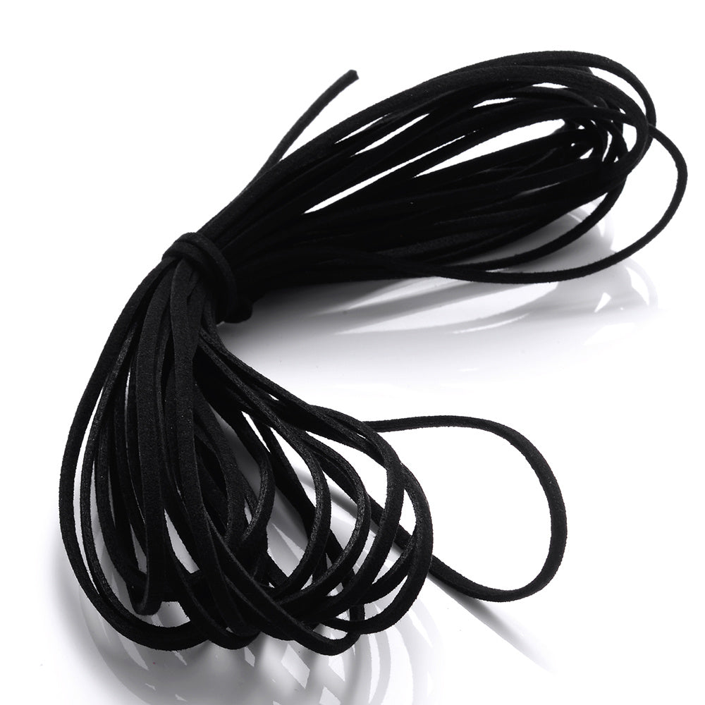 5M 196 85'' 2 5mm Faux Suede Cord Rope to Make Braided Bracelet Necklace