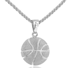 Men's Basketball Football Pendant Necklace Sports Jewelry