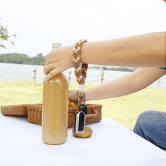 Boho Rope Keychain - Car Accessory for Key Storage