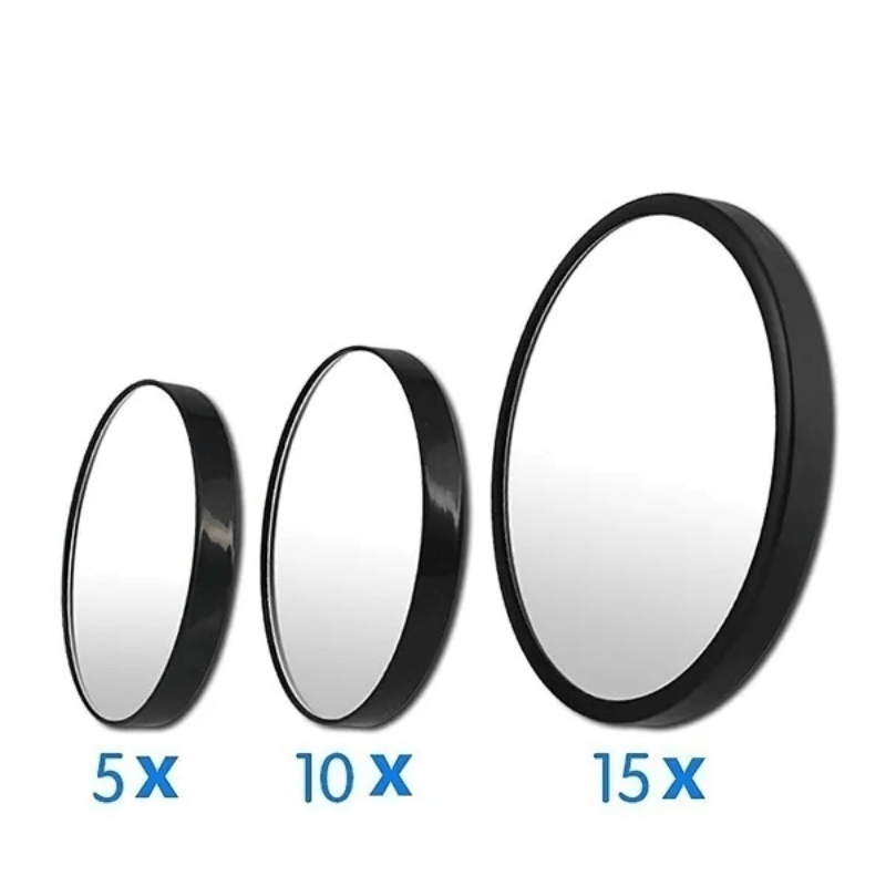 5X 10X 15X Magnifying Mirror with Suction Cups for Makeup Application