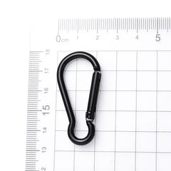 5pcs Mix Carabiner D Ring Key Chain Clip Spring Gate Safety Buckle Kayrings
