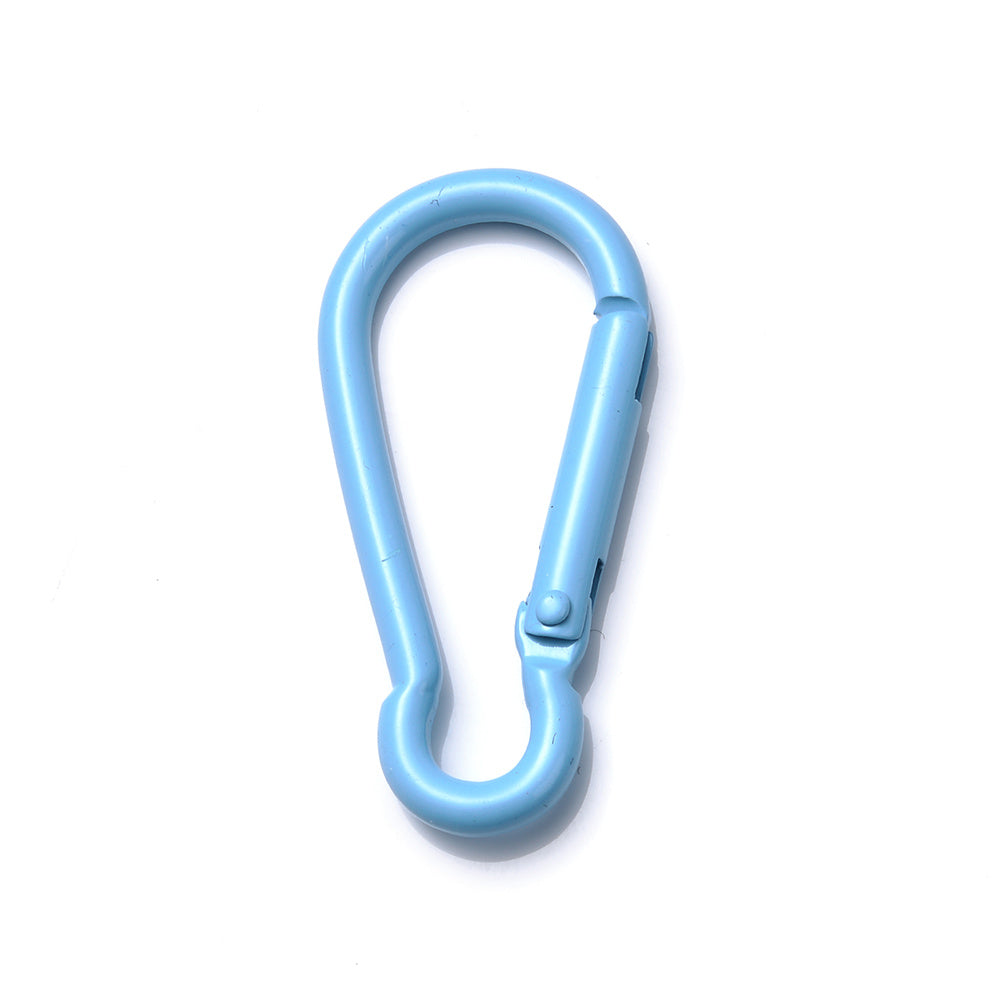 5pcs Mix Carabiner D Ring Key Chain Clip Spring Gate Safety Buckle Kayrings