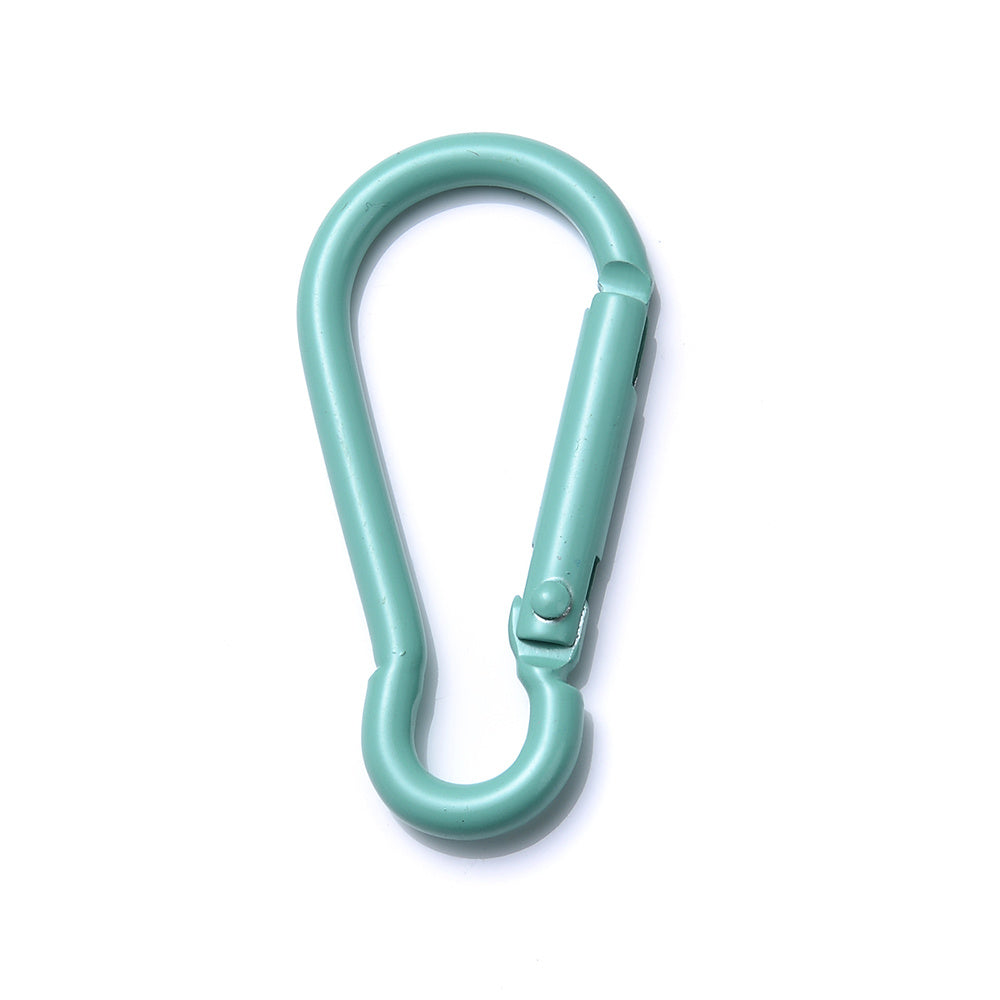 5pcs Mix Carabiner D Ring Key Chain Clip Spring Gate Safety Buckle Kayrings