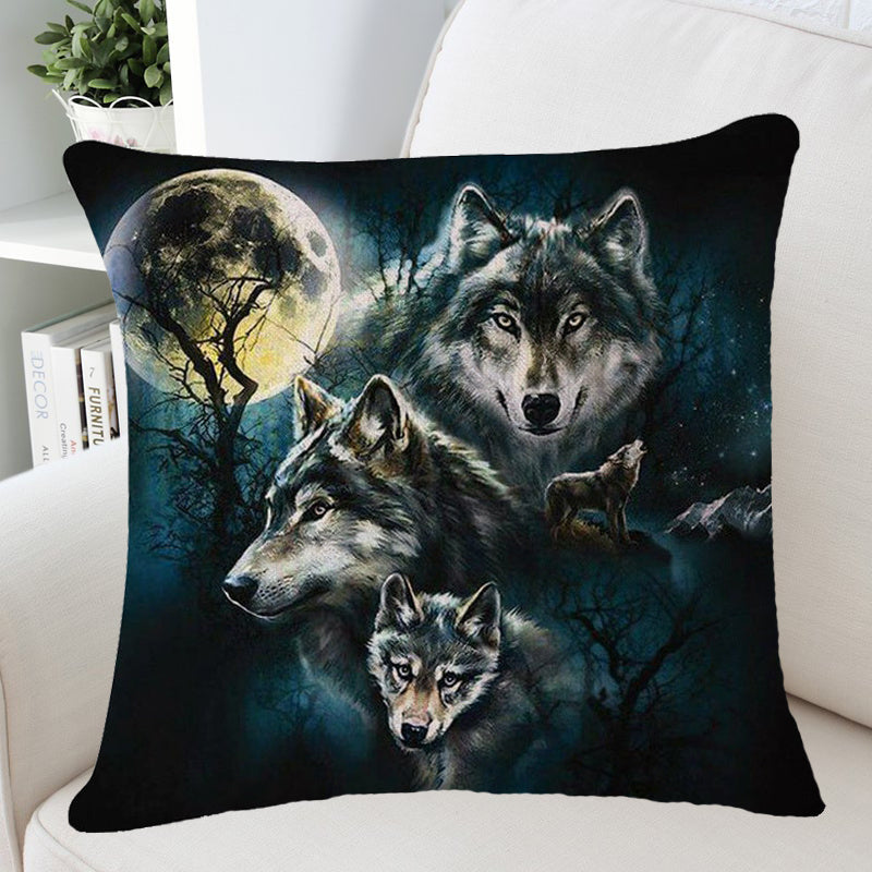 Animal Cushion Cover 17.7x17.7in Home Decor