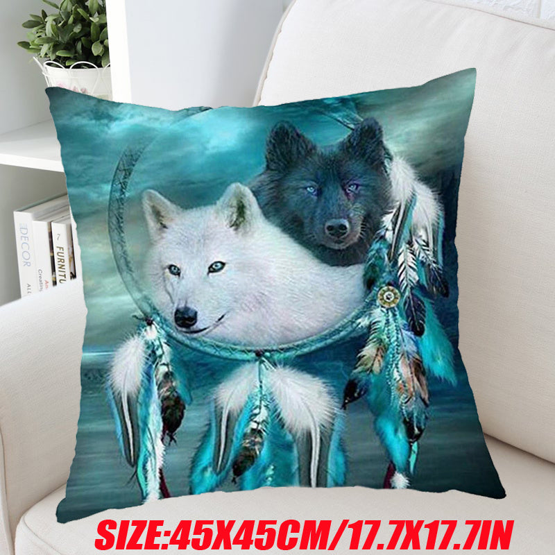 Animal Cushion Cover 17.7x17.7in Home Decor