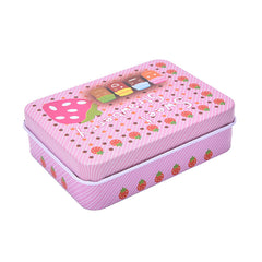 Mini Tin Metal Container Stylish Storage Box Jewelry Cards Coins