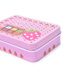 Mini Tin Metal Container Stylish Storage Box Jewelry Cards Coins