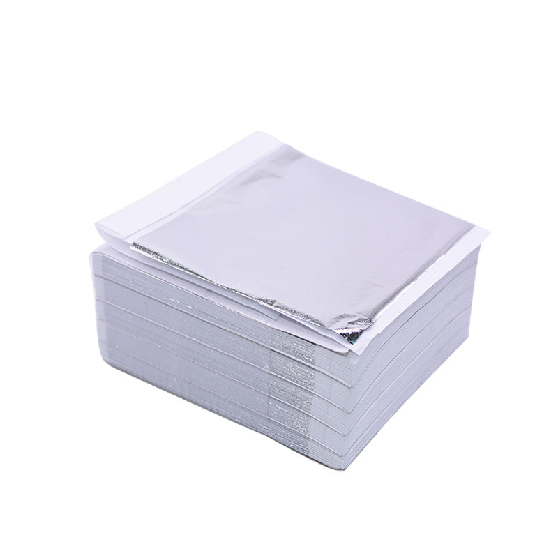 100 Sheets Golden Silvery Foil Paper Leaf Gilding DIY Art Craft Paper