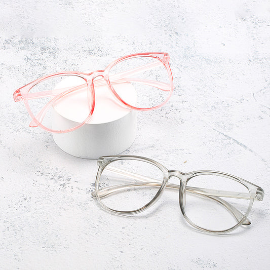 Clear Lens Glasses Anti Fatigue Round Eyewear