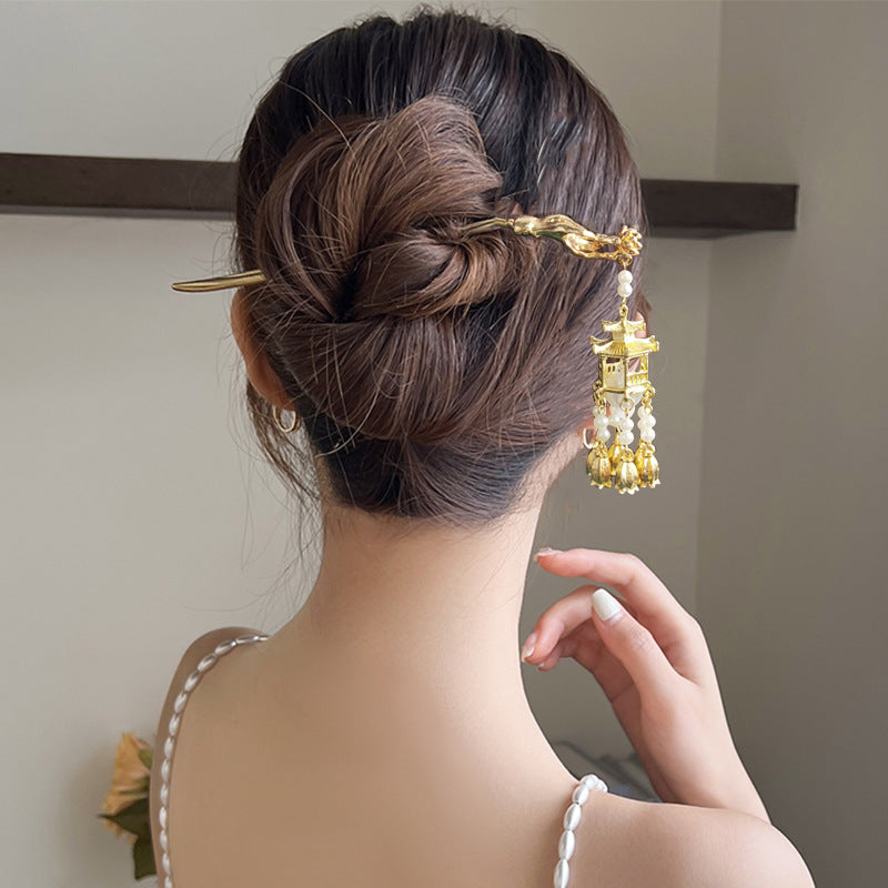 Vintage Chinese Lantern Hair Sticks for Women Girls