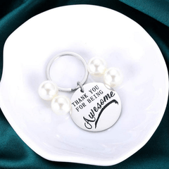 Stainless Steel Thank You Keychain - Perfect Gift for Coworkers, Bosses, Friends