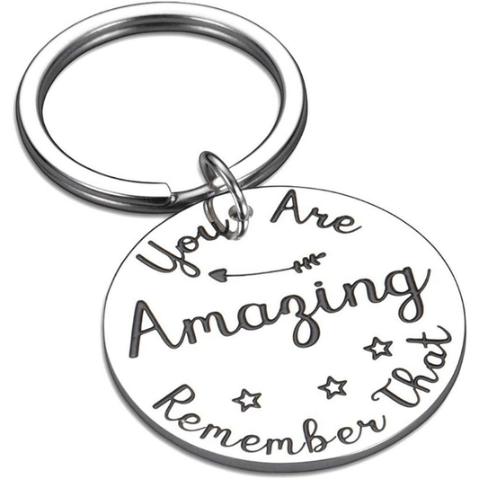 2021 Inspirational Birthday Keychain BFF Women Men Thank You Gift