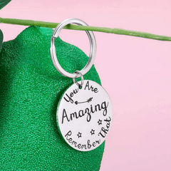2021 Inspirational Birthday Keychain BFF Women Men Thank You Gift