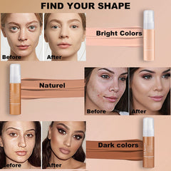 Nourishing Liquid Foundation with Concealer, Brightening, and Covering