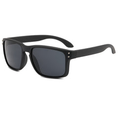 Men's Retro Rice Nail Sunglasses Square Frame