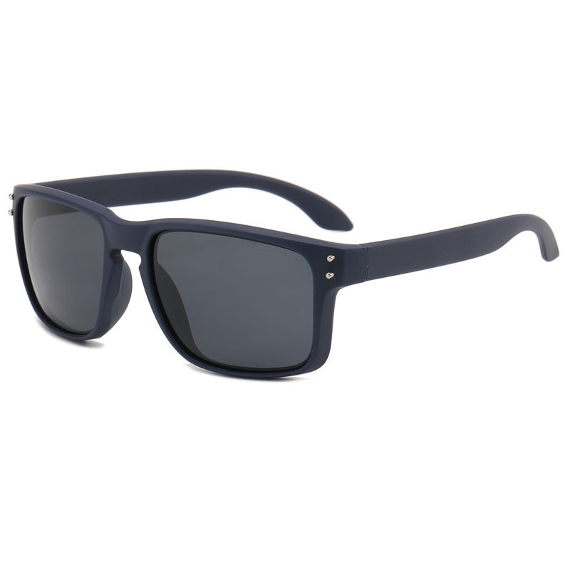 Men's Retro Rice Nail Sunglasses Square Frame