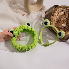 Funny Frog Makeup Headband Wide Elastic Hairband