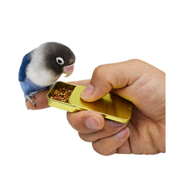 Handheld Parrot Feeder with Training Bowl - Bird Pet Supplies