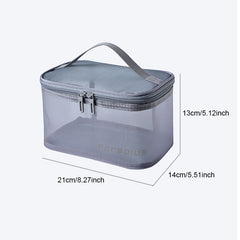 Mesh Cosmetic Organizer Travel Toiletry Bag Portable Makeup Bag