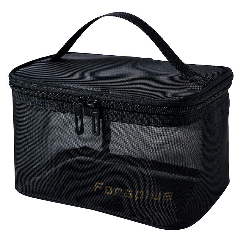 Mesh Cosmetic Organizer Travel Toiletry Bag Portable Makeup Bag