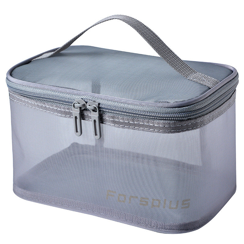 Mesh Cosmetic Organizer Travel Toiletry Bag Portable Makeup Bag