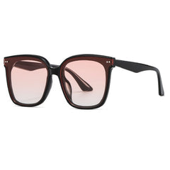 Square Large Frame Sunglasses UV Protection Women Eyewear