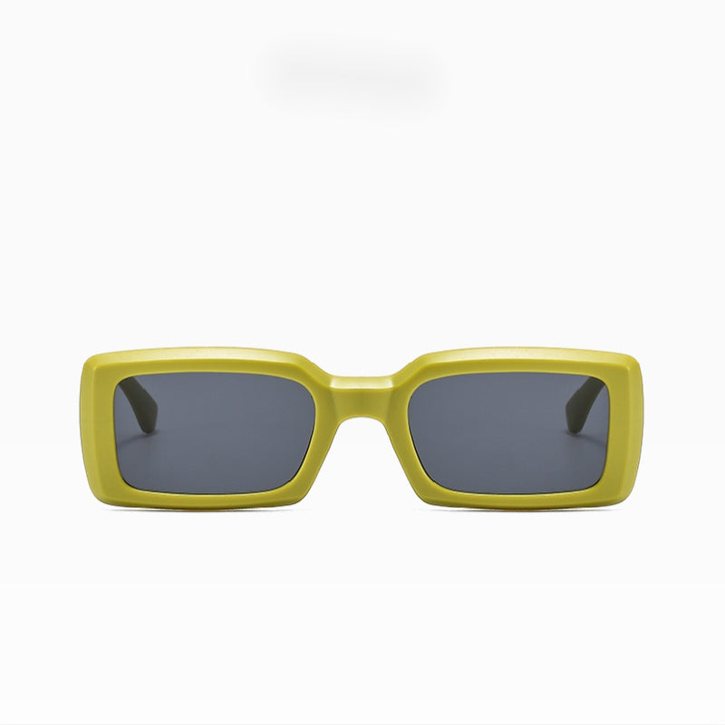Rectangle Mirrored Sports Sunglasses Y2K Punk Vintage Sunshade