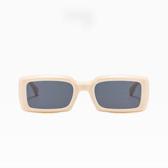 Rectangle Mirrored Sports Sunglasses Y2K Punk Vintage Sunshade