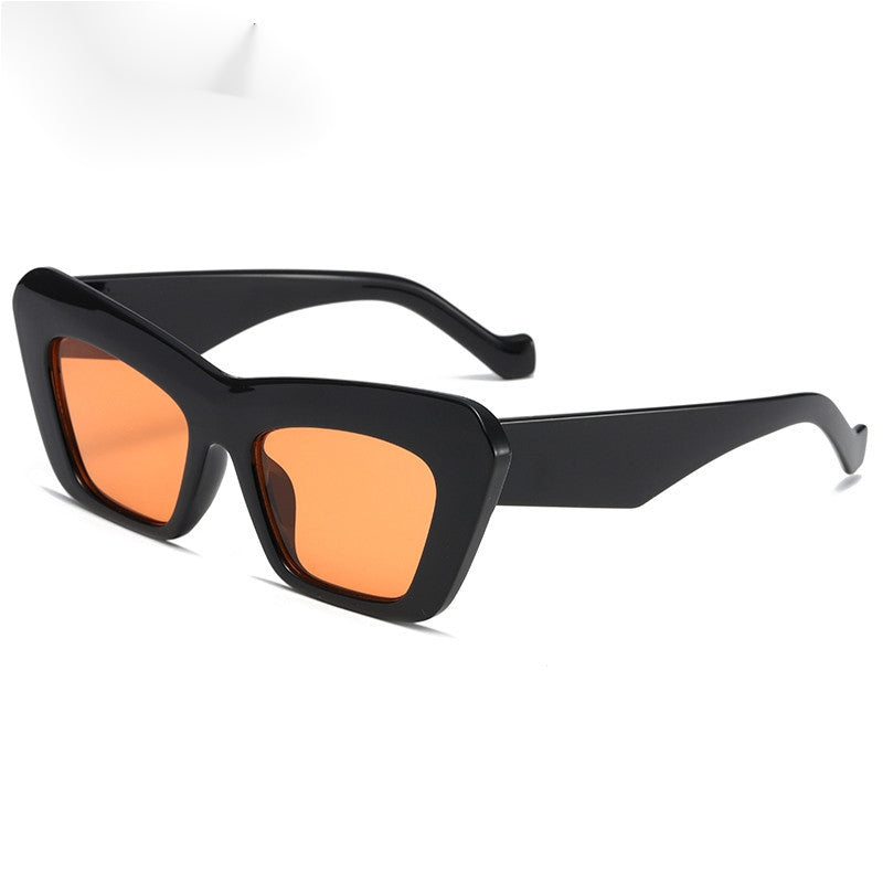 Y2K Cat Eye Sunglasses Vintage Square Sunshade Eyeglasses