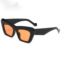 Y2K Cat Eye Sunglasses Vintage Square Sunshade Eyeglasses
