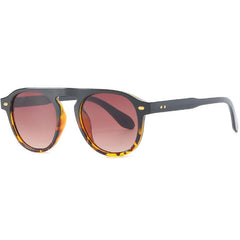 Round Frame Vintage Sunglasses UV Protection Classic Hiking Travel Eyeglasses