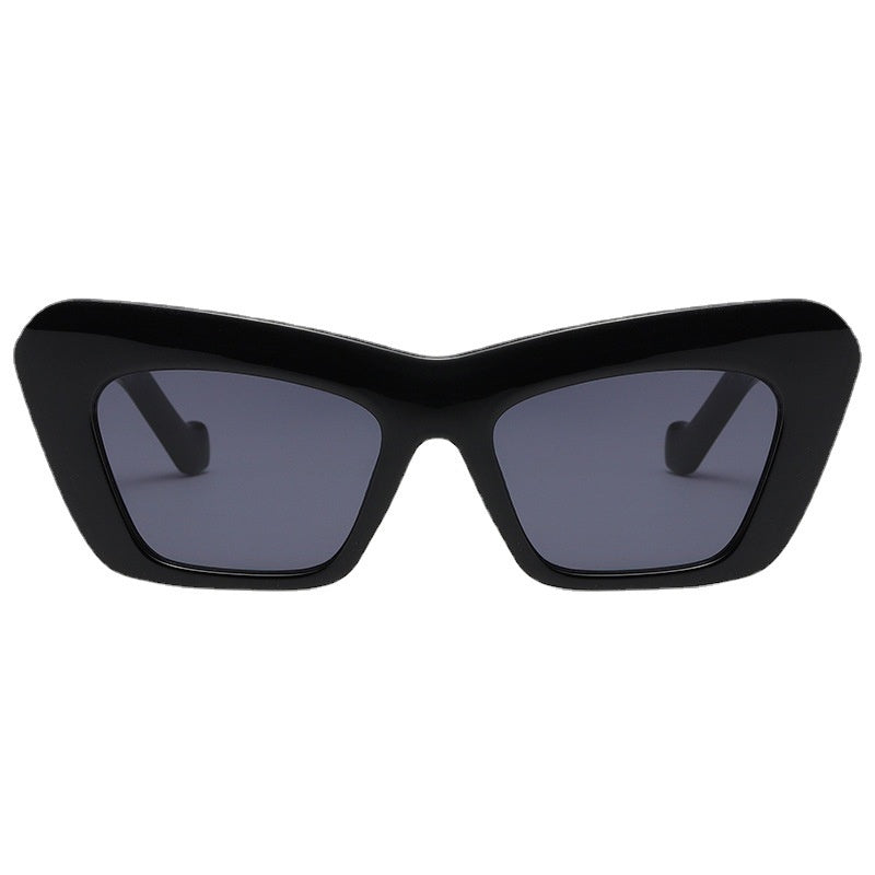 Y2K Cat Eye Sunglasses Vintage Square Sunshade Eyeglasses