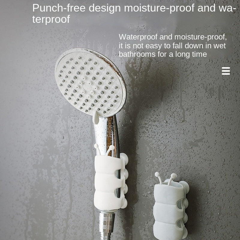 Punch Bathroom Shower Sprinkler Rack Wall Suction Cup Storage Organizer
