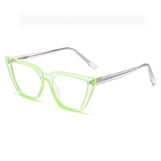 Clear Lens Cat Eyeglasses Lightweight Transparent Hiking Sports Accessory