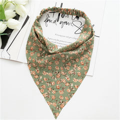 Floral Bandanas Kerchief Headbands Hair Ties Scarf Boho Head Hair Care